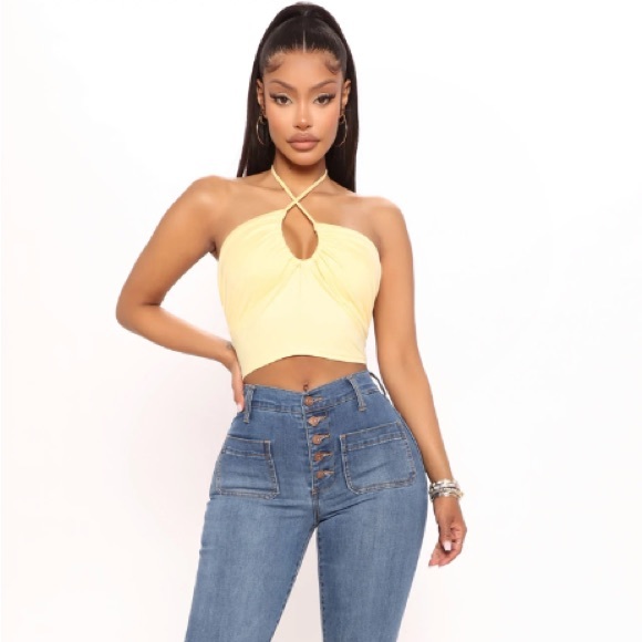 Fashion Nova Halter Crop Top - Picture 3 of 7